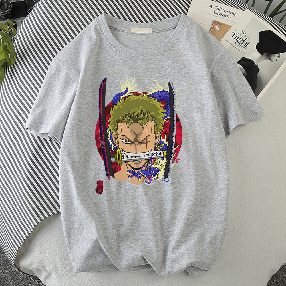 Jual Kaos Roronoa Zoro Anime One Piece Shopee Indonesia