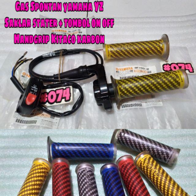 Jual Gas Spontan Yz Saklar Stater Tombol On Off Handgrip Carbon Dan