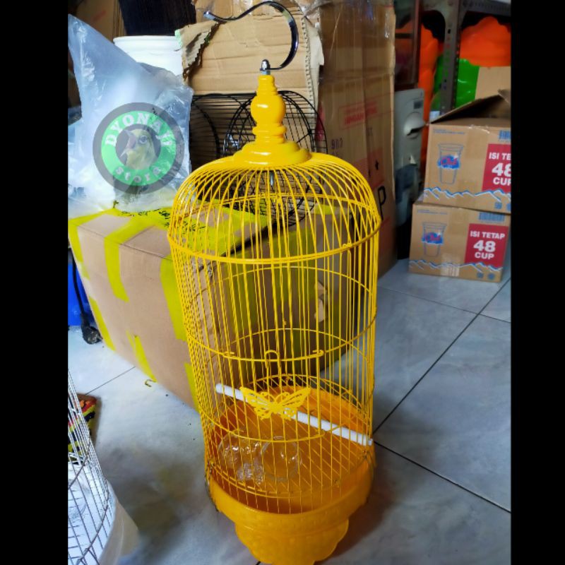 Jual SANGKAR BESI KAKI PLECI BURUNG KECIL MEREK BOOM Shopee Indonesia