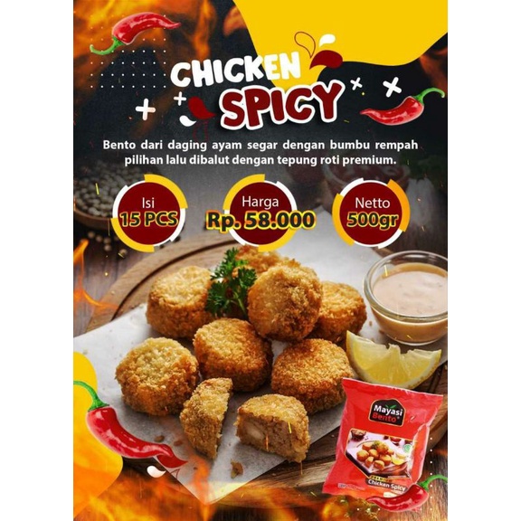 Jual Tian Mybento Mayasi Bento Chicken Spicy G Frozen Food Makanan