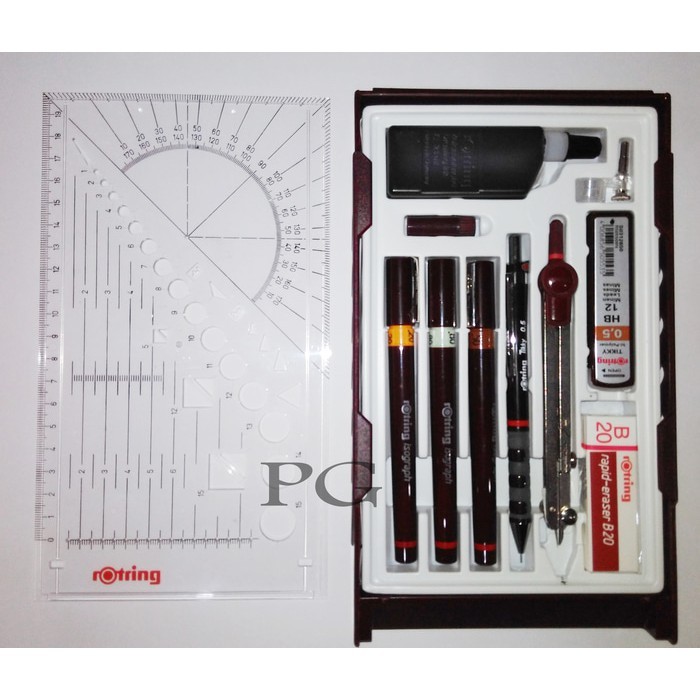 Jual Rotring Rapido College Set Isograph Master Shopee