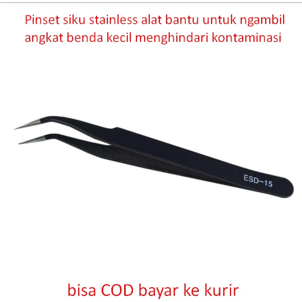 Jual Pinset Siku Stainless Alat Bantu Untuk Ngambil Angkat Benda Kecil