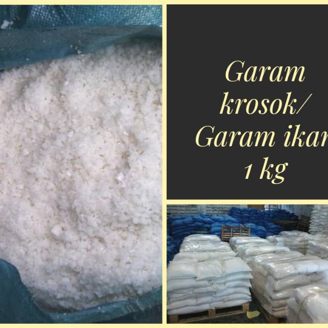 Jual Garam Krosok Nacl Garam Kasar Garam Ikan Kg Shopee Indonesia