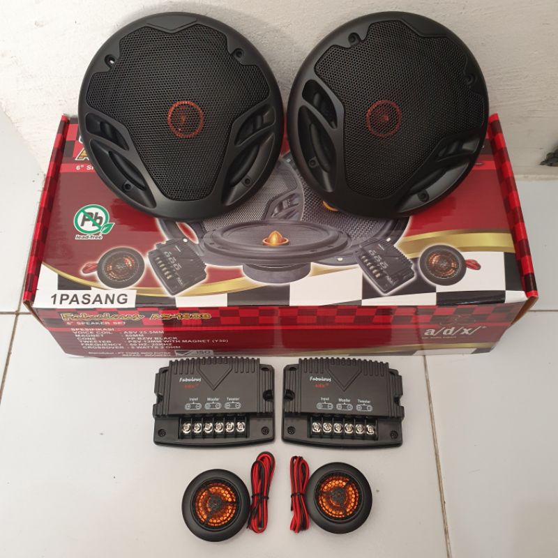 Jual Speaker Split ADX Fabulous AS 1608 6 Inch Shopee Indonesia