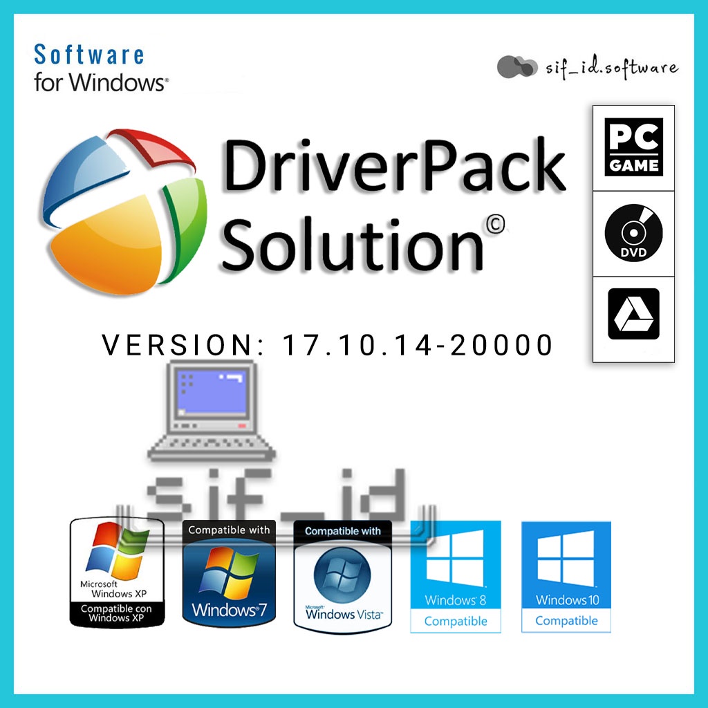 Jual DRIVERPACK SOLUTION DRIVER PACK SOLUTION DRP VERSI TERBARU