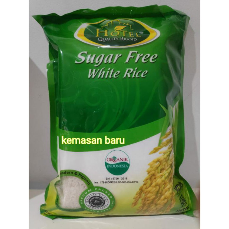 Jual Beras Hotel Sugar Free White Rice Kg Shopee Indonesia