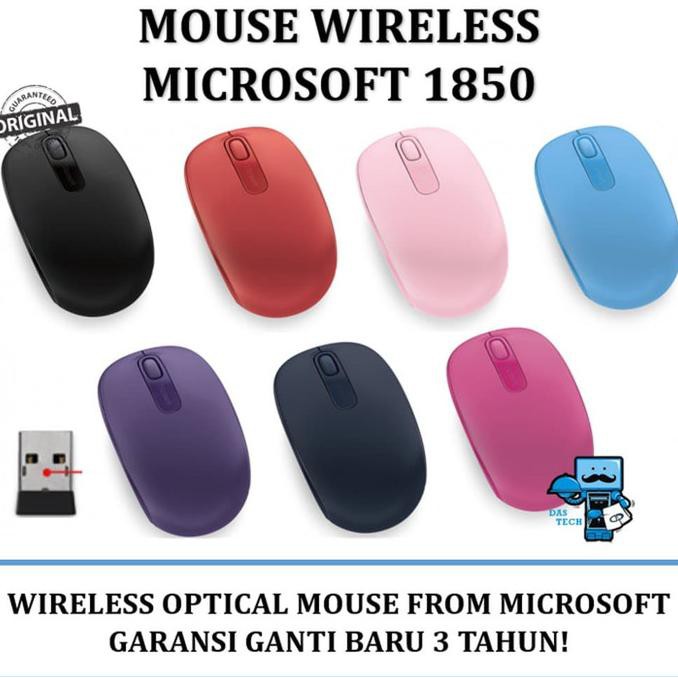 Jual Mouse Wireless Microsoft 1850 Wireless Mobile Mouse 1850