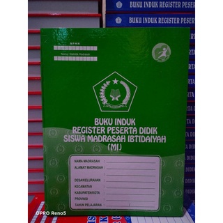 Jual BUKU INDUK REGISTER MADRASAH IBTIDAIYAH MI Shopee Indonesia