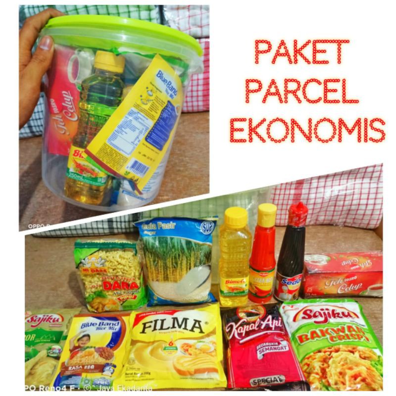 Jual Paket Sembako Banyak Macam Gula Minyak Murah Parcel Lebaran