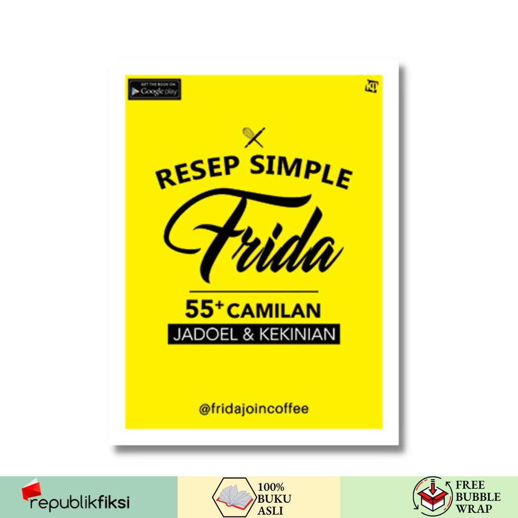 Jual Resep Simple Frida 55 Camilan Jadoel Kekinian