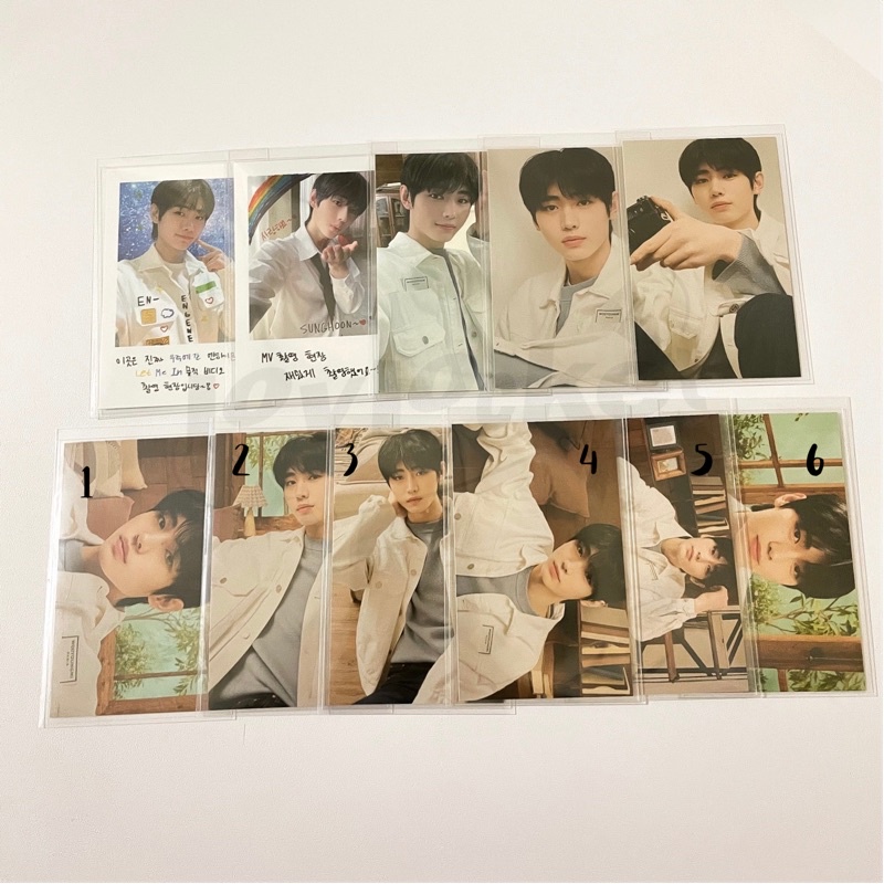 Jual BOOKED TRADING CARD TC EN CONNECT SUNGHOON ENHYPEN SET Shopee