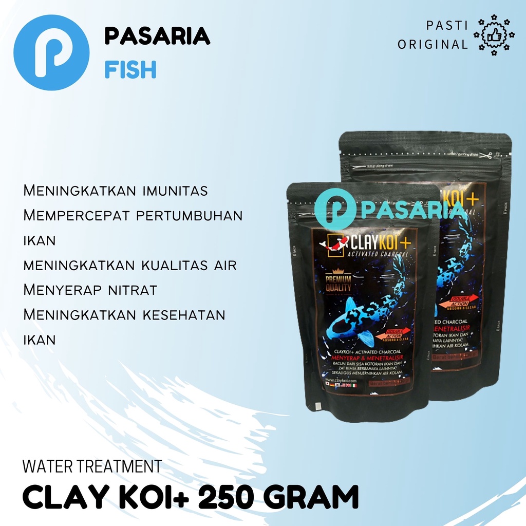 Jual Clay Koi Plus Claykoi Plus Gr Hitam Activated Charcoal