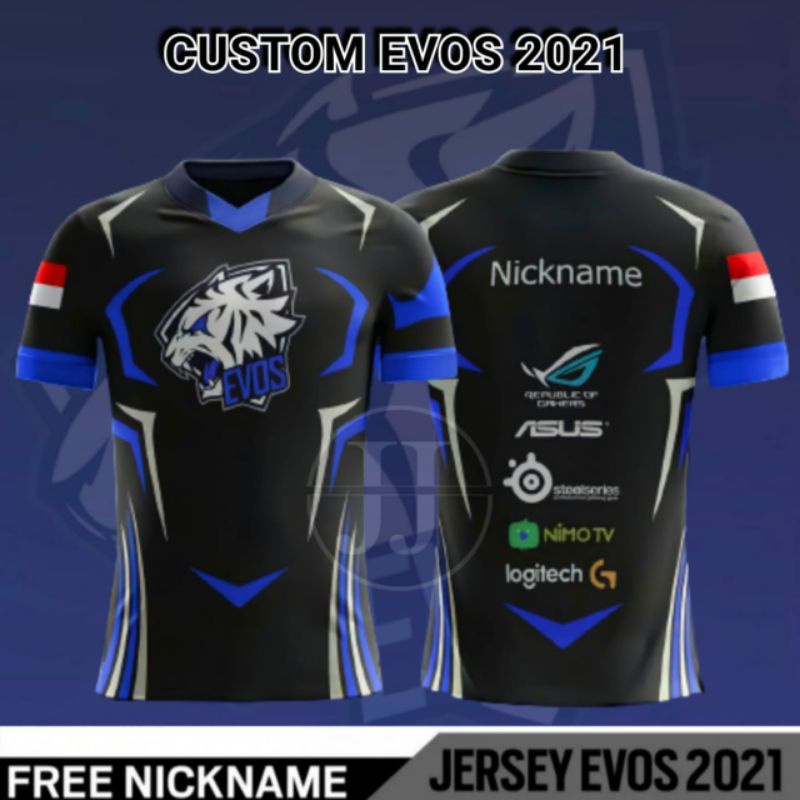 Jual Jersey Custom Evos Terbaru Free Nickname Shopee Indonesia