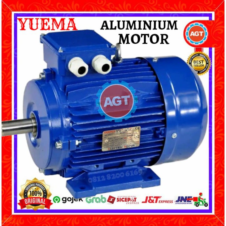 Jual Electric Motor Yuema Sa Kw Hp Phase V Rpm B Aluminum