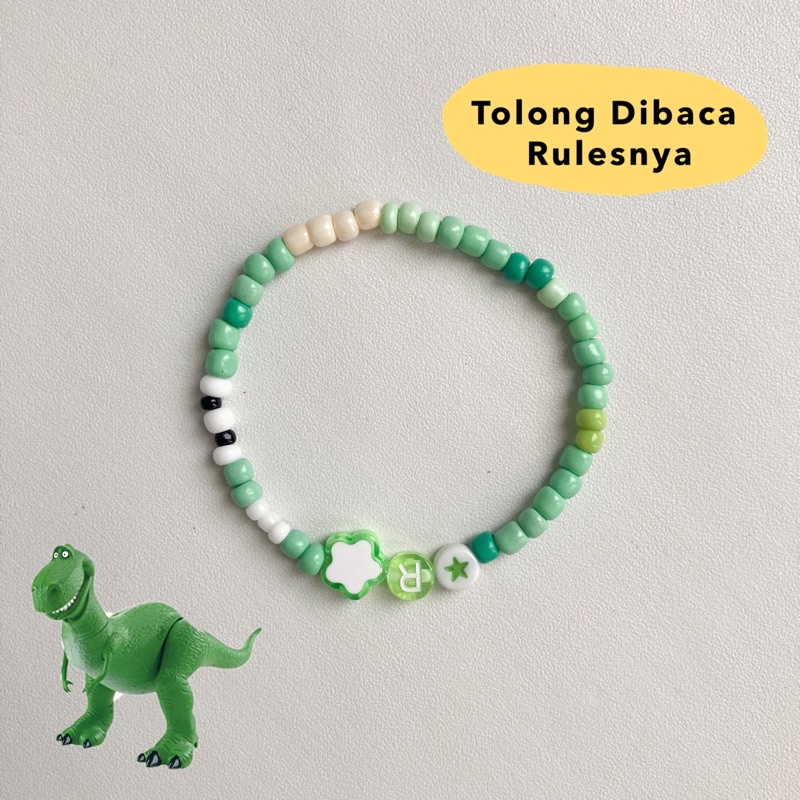 Jual Baca Rules Gelang Manik Toy Story Inspired Bisa Custom Inisial