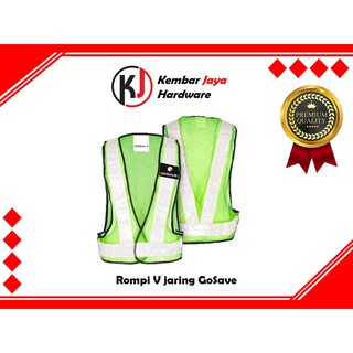 Jual Rompi Jaring V Guard Orange Safety Vest Jala Proyek Pengaman