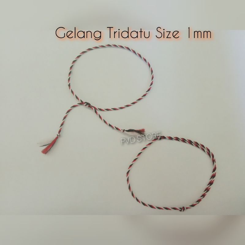 Jual READY Gelang Tridatu Simpul Rumbai Khas Bali 1mm 2mm Minimalis