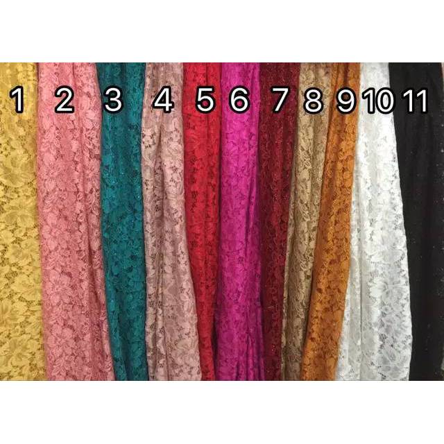 Jual Kain Brukat Brokat Lace Cornelli Timbul Shopee Indonesia