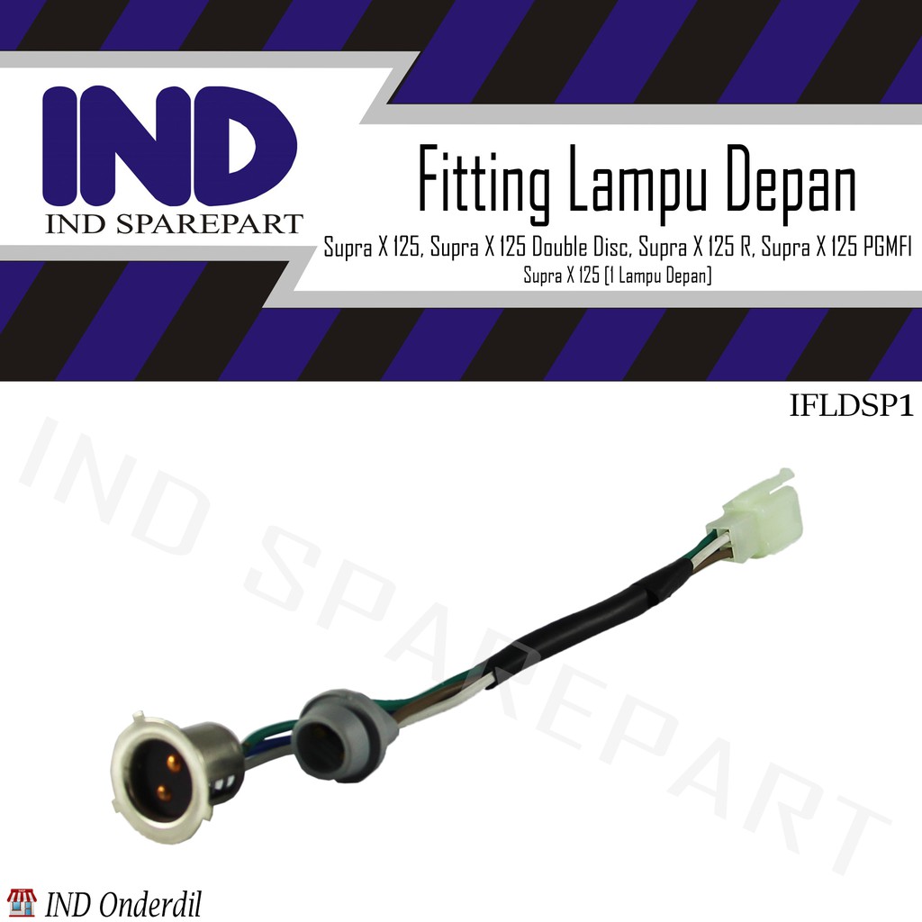 Jual Fitting Fiting Cop Socket Soket Lampu Depan Supra X 125 Supra X