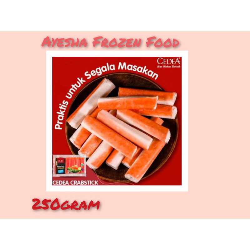 Jual Cedea Crab Stick 250gram Frozen Food Frozen Seafood Olahan