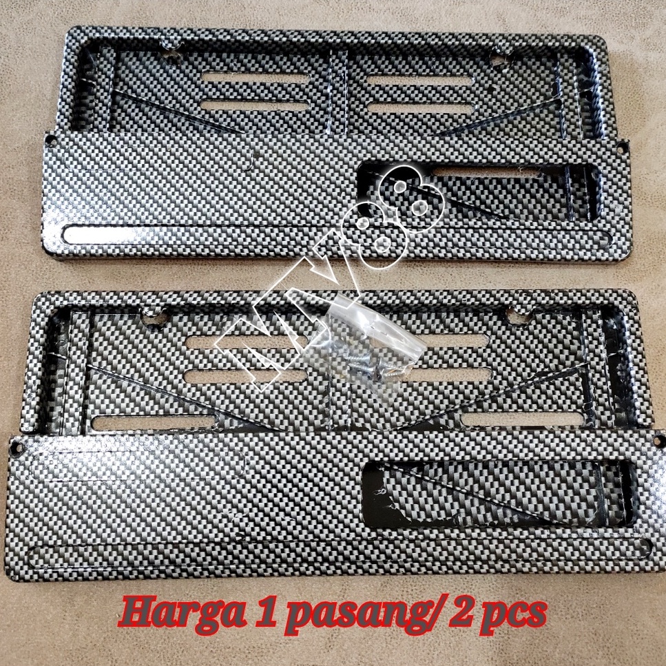 Jual Dudukan Plat Nomor Motor Karbon Bingkai Plat Nomor Motor Carbon