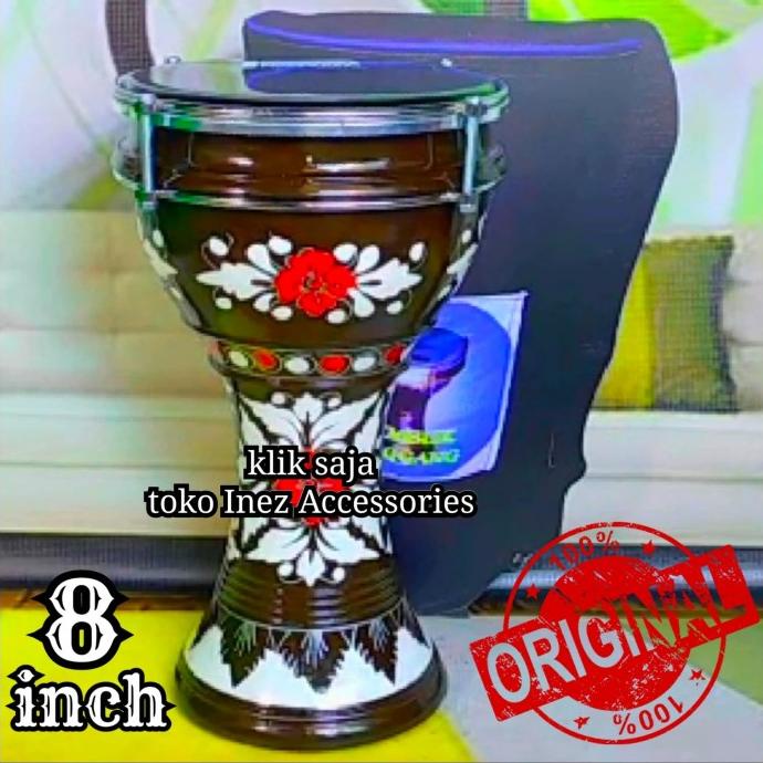 Jual Dumbuk Batik Atau Darbuka Kayu 8 Inch Power Beat Hitam Shopee