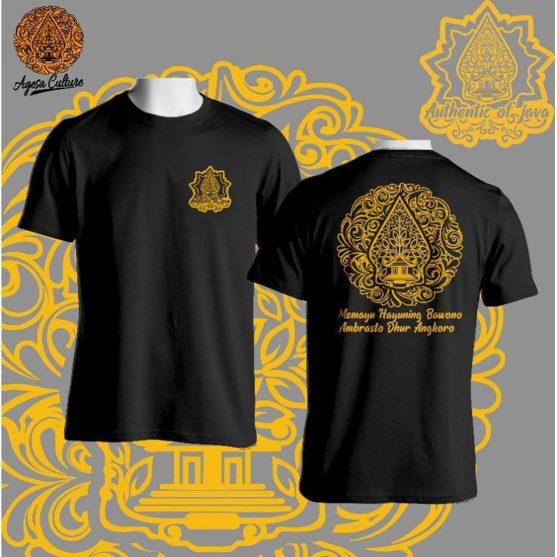 Jual Kaos Java Culture Kaos Bijak Jawa Kaos Wayang Shopee Indonesia