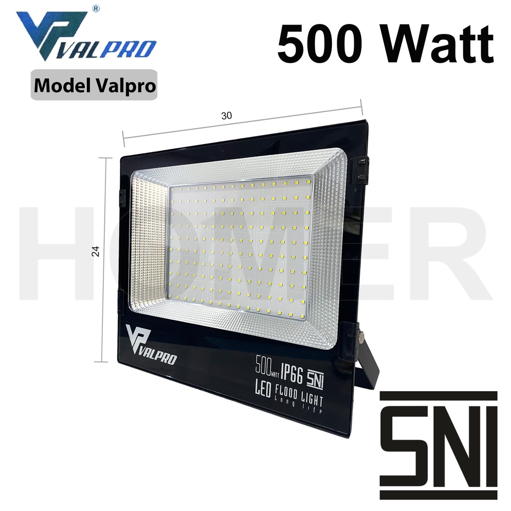 Jual Lampu Led Sorot Tembak Floodlight Outdoor Taman SMD 500W 500 Watt