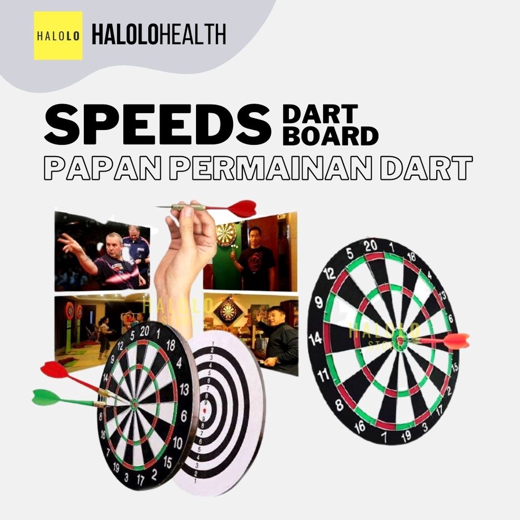 Jual Dart Board Game Speeds Papan Dart Board Besar Inch Shopee