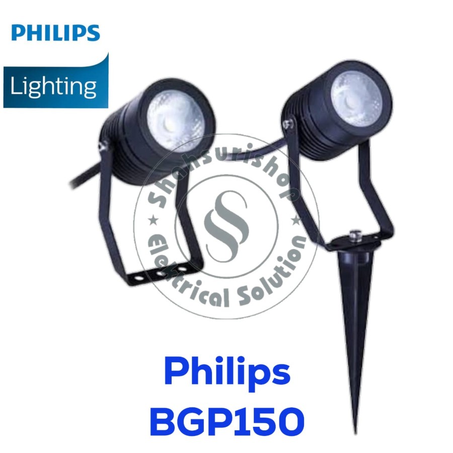 Jual Lampu Led Philips Bgp W Watt Led Sorot Taman Tancap Dan