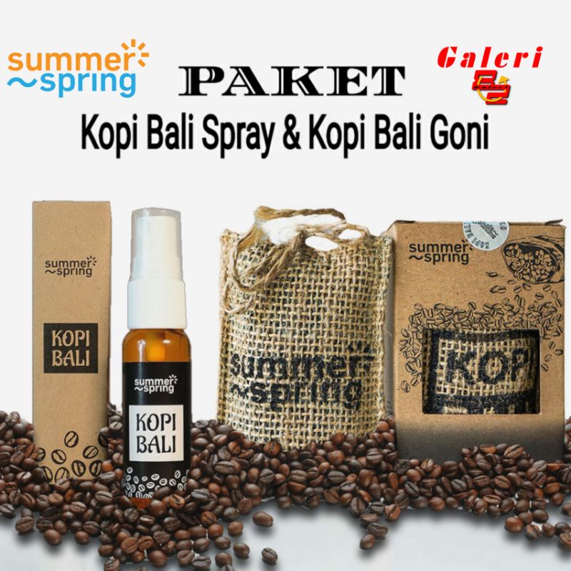 Jual PAKET Summer Spring Kopi Bali Spray Goni Pengharum Parfum