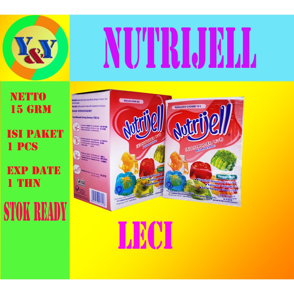 Jual Nutrijell Regular 15 Grm 1 Sachet Shopee Indonesia