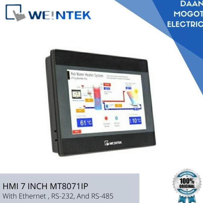 Jual Hmi Weintek 7 Inch Mt8071Ip Shopee Indonesia