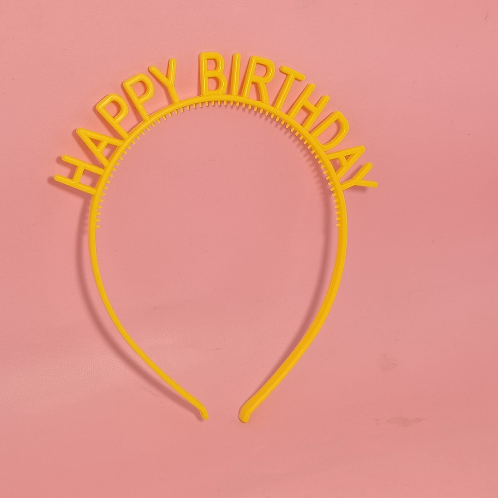 Jual Happy Birthday Headband Bando Happy Birthday Aksesoris Ulang