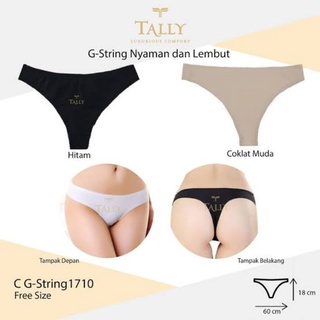 Jual TALLY CD CELANA DALAM G STRING GSTRING SEAMLESS 1710 I FREE SIZE