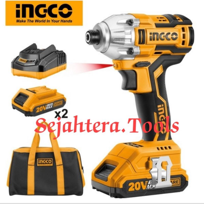 Jual Ingco Cirli Impact Driver Brushless V Cordless Mesin Obeng