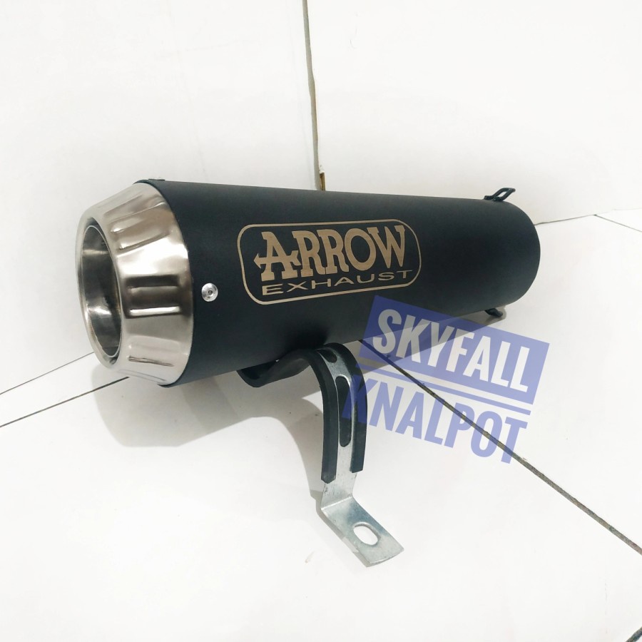 Jual KNALPOT RACING ARROW PRO RACE COATING DOFT SILENCER ONLY Kualitas