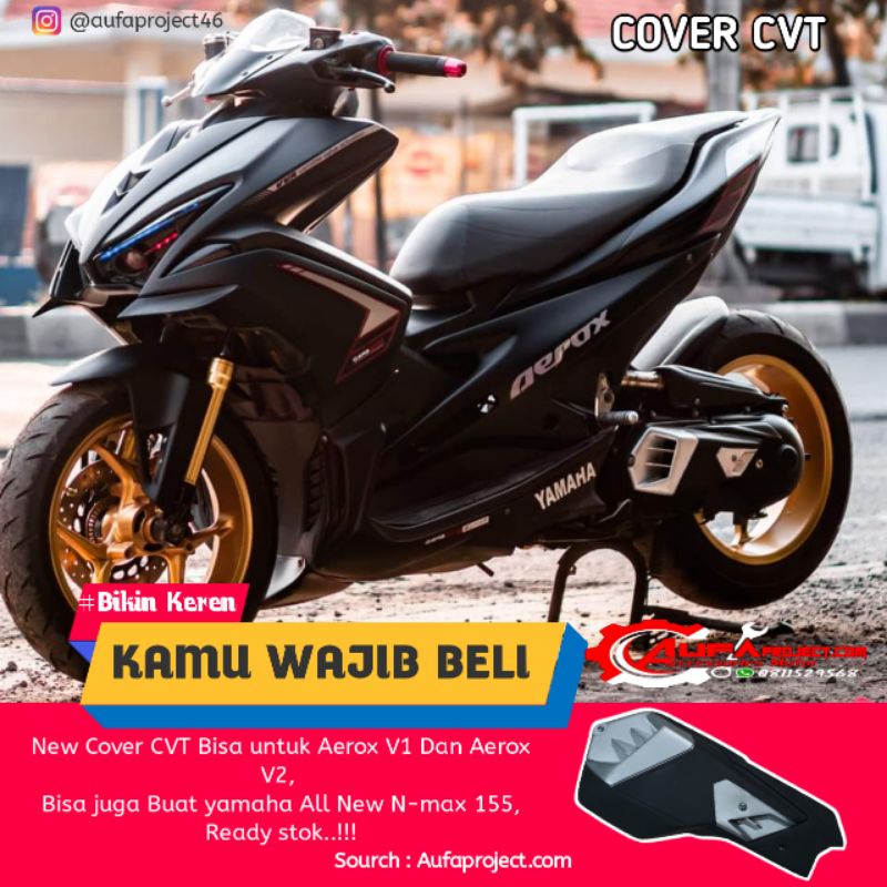 Jual Cover CVT Yamaha Aerox V1 V2 Dan New Nmax Shopee Indonesia