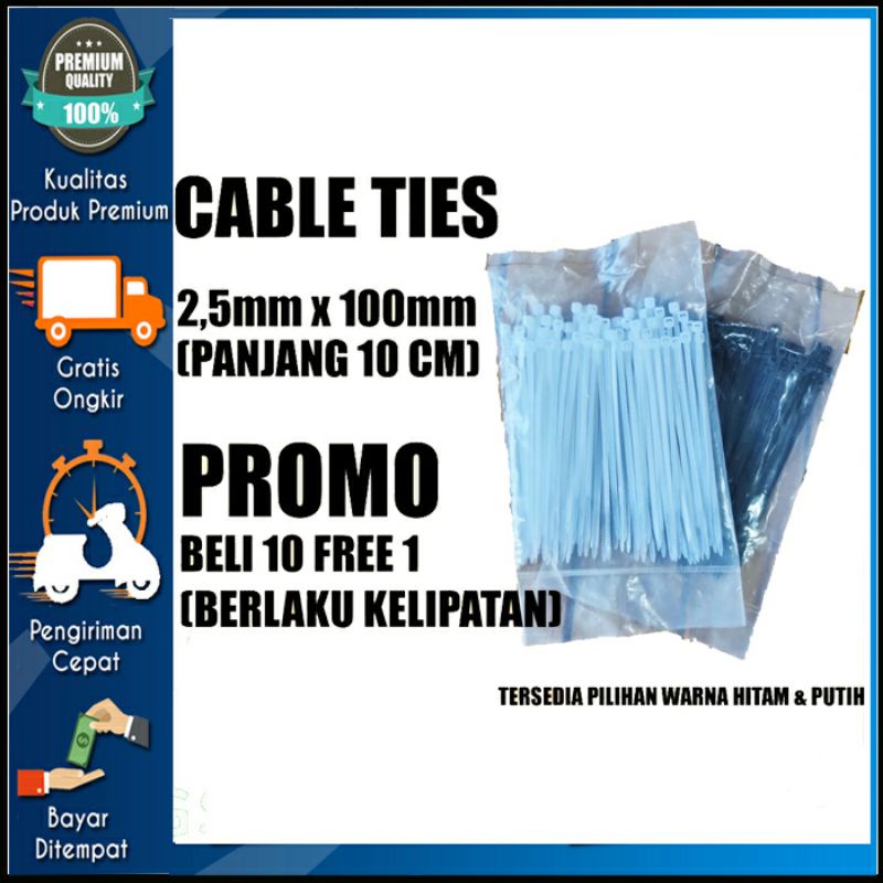 Jual Kabel Ties Cm Isi Pcs Shopee Indonesia