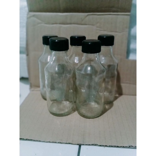 Jual Botol Kaca 100ml Botol UC Tutup Plastik Botol Madu Botol Asi