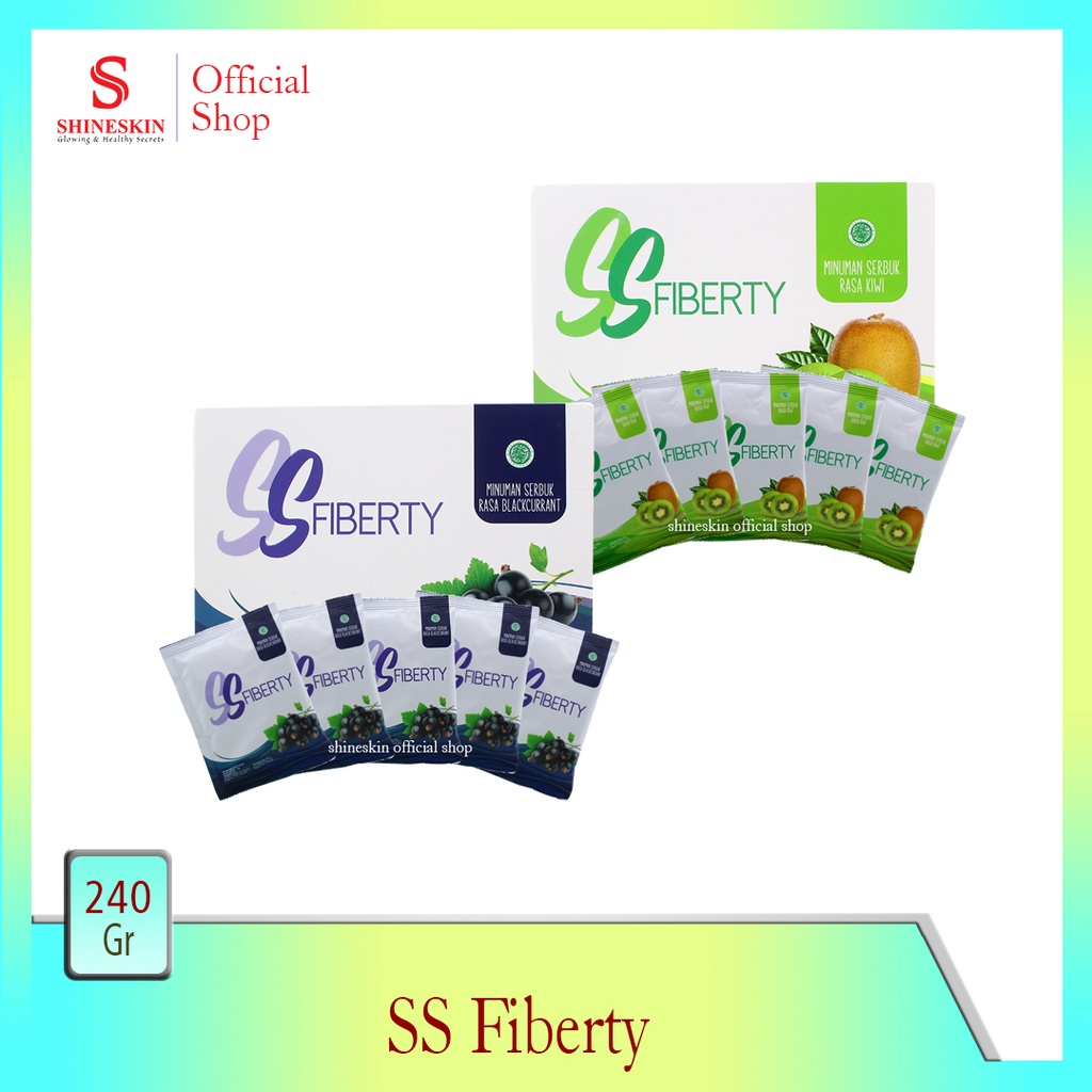 Jual Shineskin Ss Fiberty Slim Fiber Plus Collagen BPOM Halal Minuman