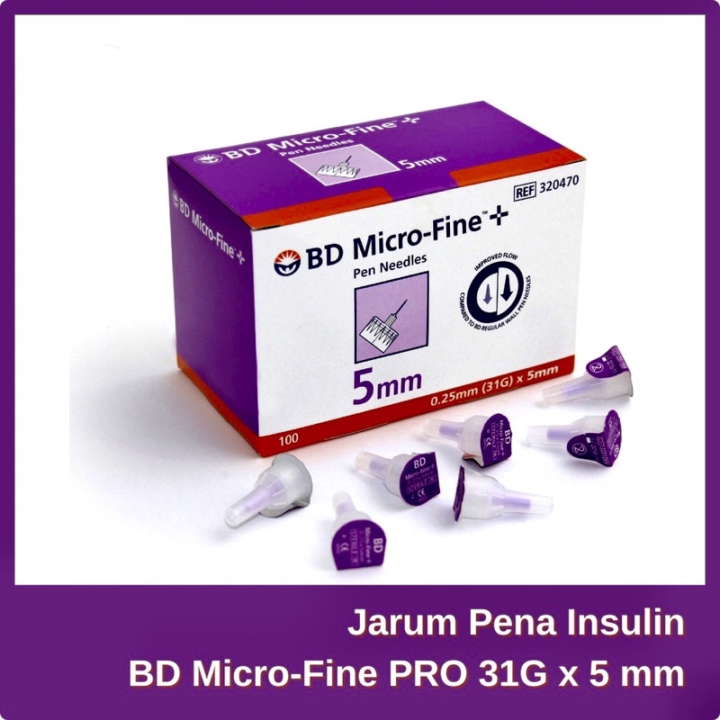 Jual Jarum Insulin Microfine Bd G Mm X Mm Shopee Indonesia