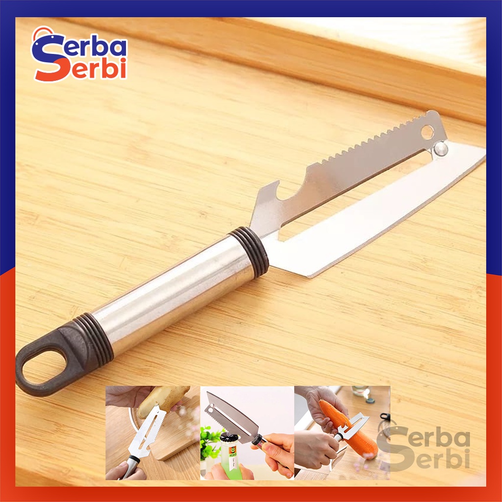 Jual SerbaSerbiGrosir Pisau Dapur Stainless Steel Tajam Peeler