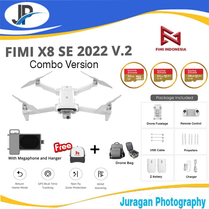 Jual Fimi X Se V Combo Drone Gps Km K Mp Axis Gimbal With