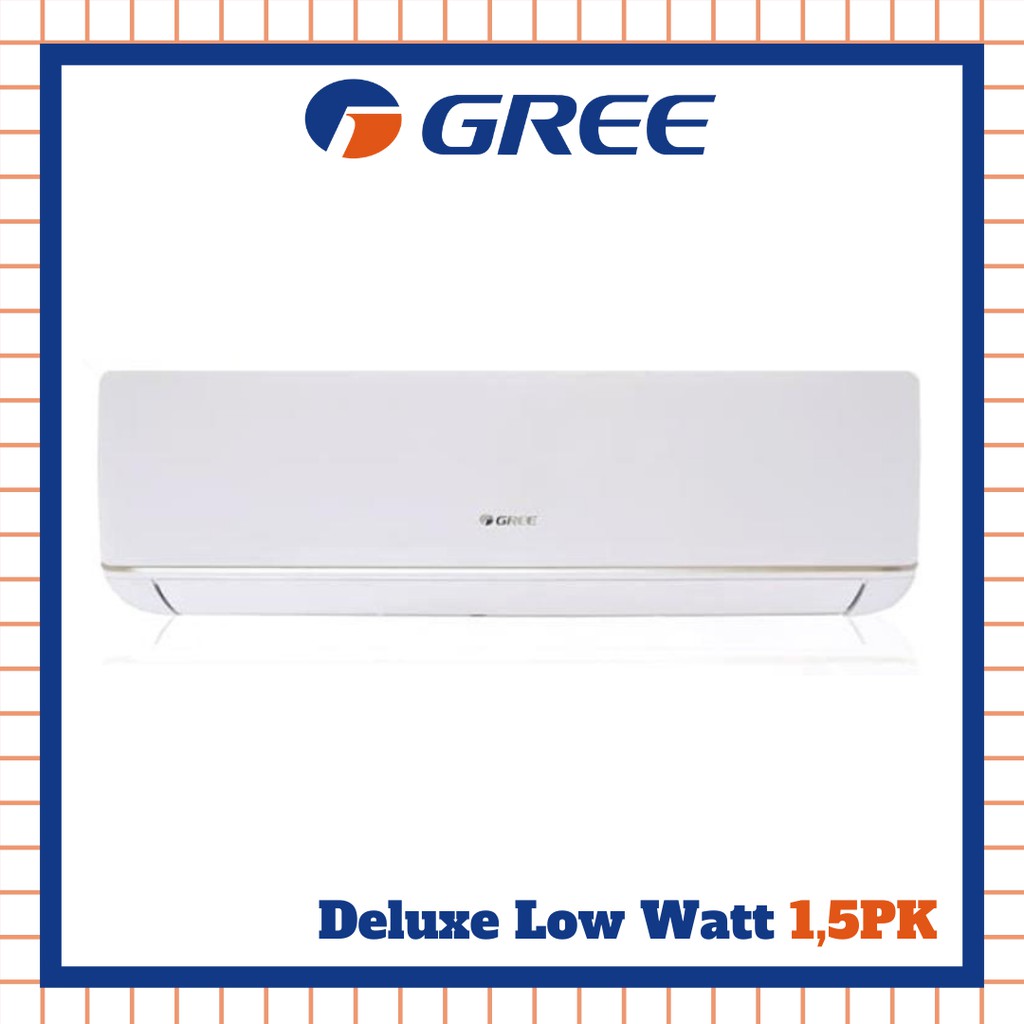 Jual AC SPLIT GREE 1 1 2 PK GWC 12C3E DELUXE LOW WATT HANYA UNIT