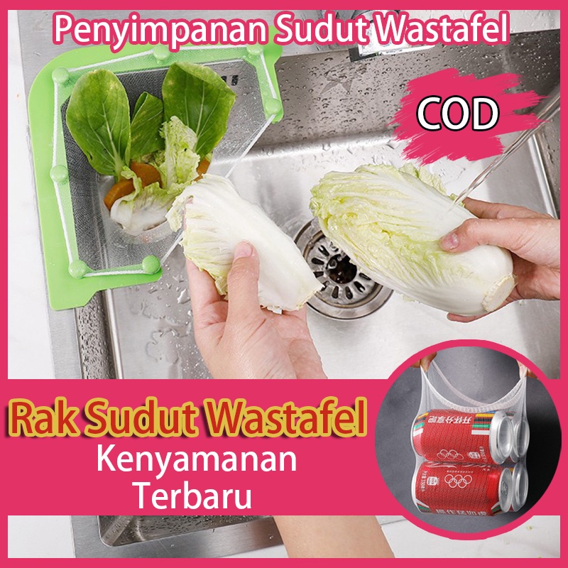 Jual Cod Saringan Wastafel Dapur Penyimpanan Sudut Wastafel Jaring