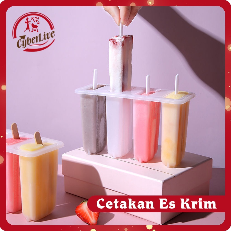 Jual Bpa Free Cetakan Es Krim Stik Alat Es Krim Popsicle Mold Alat Ice