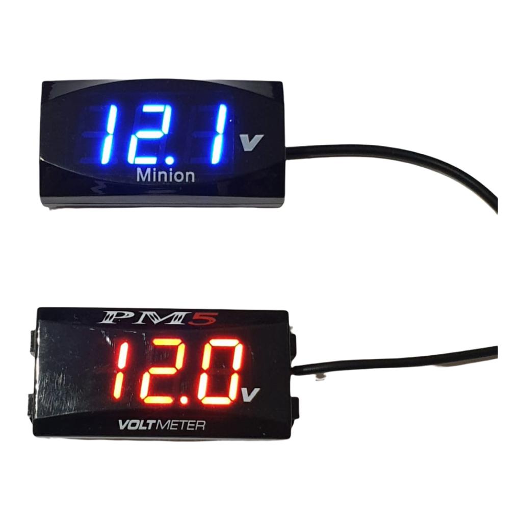 Jual Volt Meter Aki Voltmeter Untuk Pengukur Aki Motor Universal All