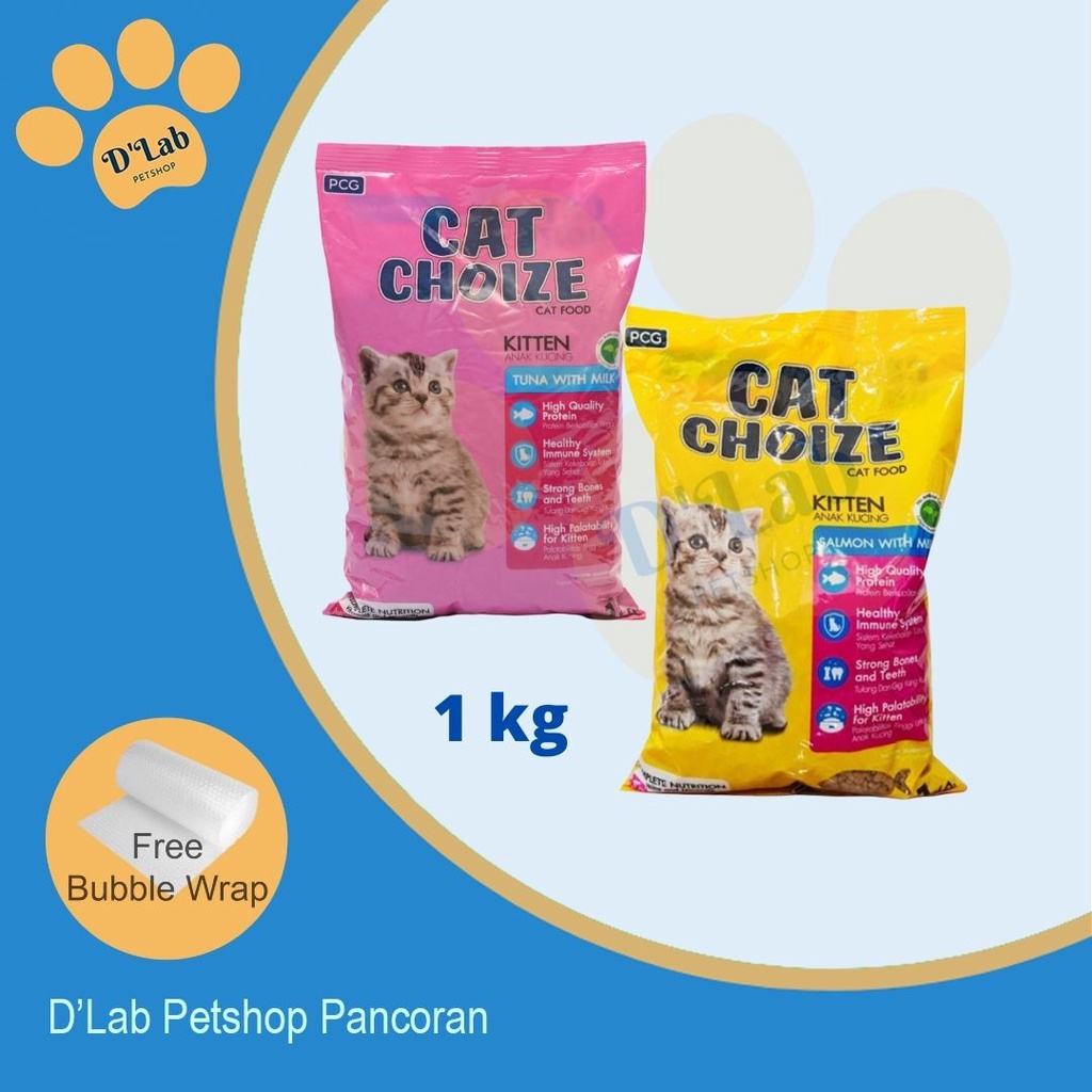 Jual Cat Choize KITTEN 1kg Tuna Salmon Freshpack Makanan Kucing