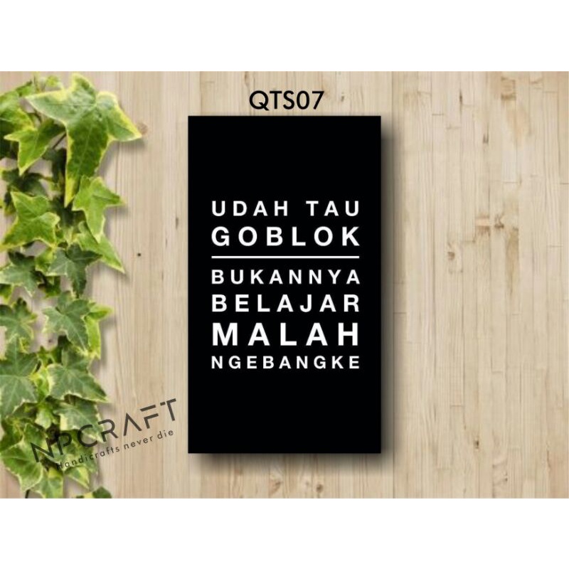 Jual Walldecor Hiasan Dinding Quotes Keren Ukuran X Cm Shopee